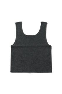 Short Knit Tanktop - CHARCOAL GRAY (62610524)