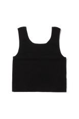 Short Knit Tanktop - BLACK (62610524)