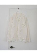 Cutwork Opencollar Shirts - WHITE (62610418)