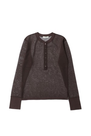 Sheer Henley Knit - IVORY (62610514)