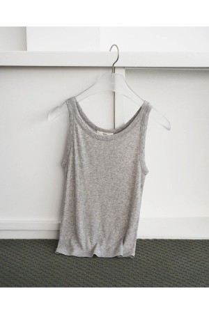 Wool Rib Tanktop - GRAY (62610614)
