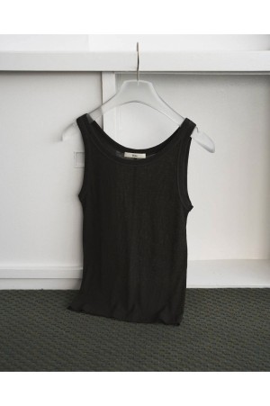 Wool Rib Tanktop - BROWN (62610614)