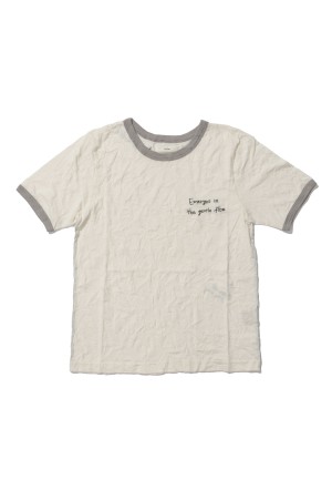 Lettering Washer T-Shirts - IVORY (62610610)