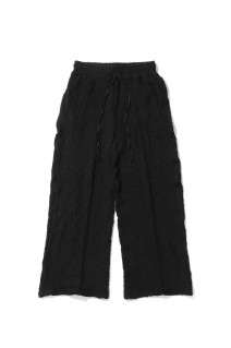 Shirring Easy Pants - BLACK (62610710)