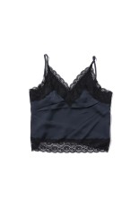 Satin Lace Camisole - NAVY (62610425)