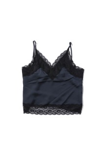 Satin Lace Camisole - NAVY (62610425)