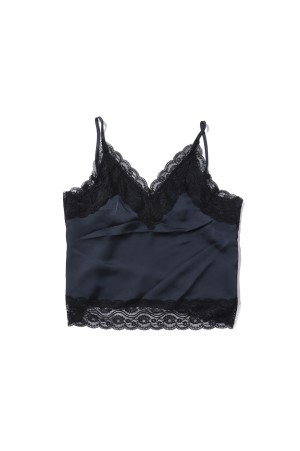 Satin Lace Camisole - NAVY (62610425)