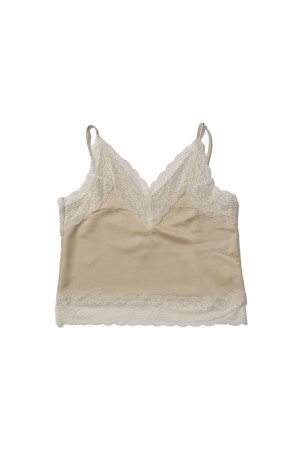 Satin Lace Camisole - CREAM (62610425)