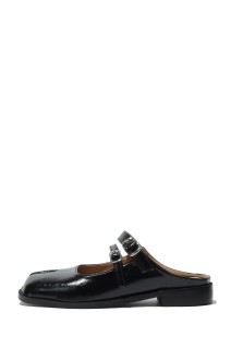Double Buckle Mule - Black (PAES_20255)