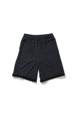 Lace-trim Loose Slip Shorts - BLACK (0126010803)