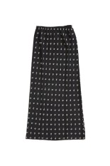 ILICA JACQUARD SKIRT - 07 BLACK (26SMSSK02)