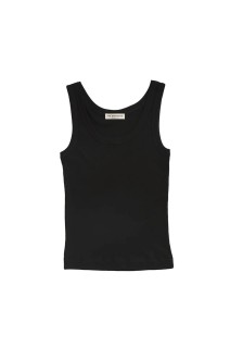 SHEER RIB TANK TOP - 07 BLACK (26SMSCU06)