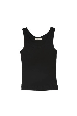 SHEER RIB TANK TOP - 07 BLACK (26SMSCU06)