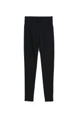 KNIT GEORGETTE LEGGINGS - 07 BLACK (25SMSPA11)