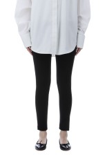 KNIT GEORGETTE LEGGINGS - 07 BLACK (25SMSPA11)