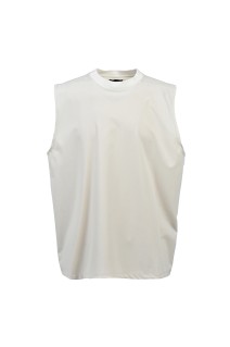 NEW RICH SILKY NO SLEEVE - WHITE (BR26SS-C5008)
