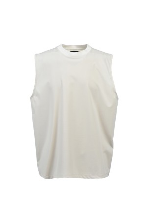NEW RICH SILKY NO SLEEVE - WHITE (BR26SS-C5008)