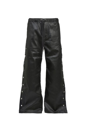 NEW RICH SIDE BUTTON JERSEY PANTS - BLACK (BR26SS-P1014)