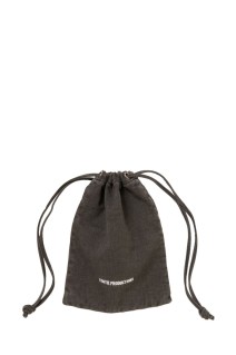 Color Denim Drawstring Bag - Fade Black (CTE-25A549)