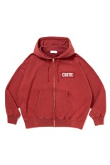 AD Processing Sweat Zip Hoodie - Burgundy (CTE-25A335)