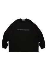 Oversized Print L/S Tee - Black (CTE-25A340)