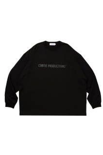 Oversized Print L/S Tee - Black (CTE-25A340)