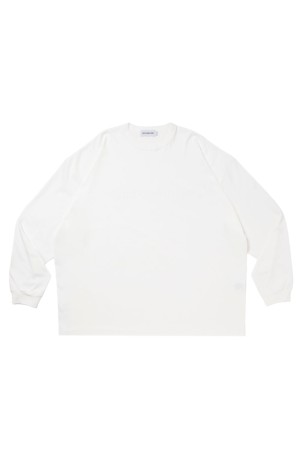Oversized Print L/S Tee - White (CTE-25A340)