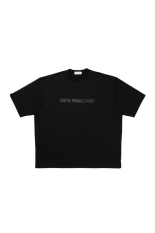 Oversized Print S/S Tee - Black (CTE-25A341)