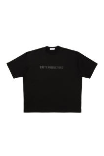 Oversized Print S/S Tee - Black (CTE-25A341)