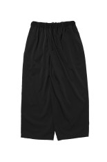 Ny/Wo Twill Wrap Wide Easy Trousers - Black (CTE-26S109)