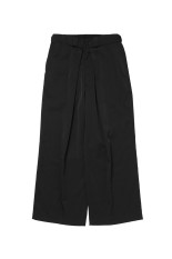 Ny/Wo Twill Intuck Wide Easy Trousers - Black (CTE-26S110)