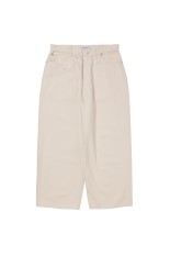 12.5oz Denim 5 Pocket Extra Baggy Pants - Ivory (CTE-26S112)