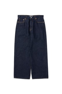 12.5oz Denim 5 Pocket Square Leg Pants - Indigo (CTE-26S114)