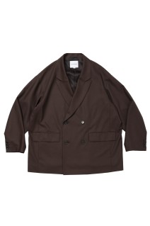 T/W Twill Double Breasted Jacket - Brown (CTE-26S203)