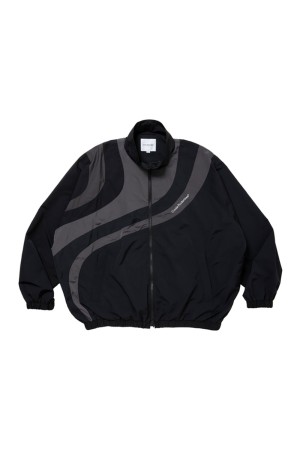Nylon Paneling Track Jacket - Black (CTE-26S208)