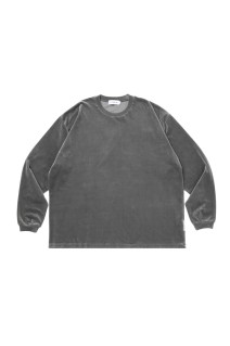 Velour L/S Tee - Gray (CTE-26S316)