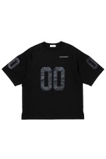 Plaited Jersey Football S/S Tee - Black (CTE-26S308)