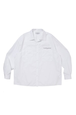 Broad L/S Work Shirt - White (CTE-26S407)