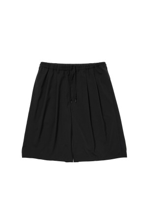 T/W 2 Tuck Easy Shorts - Black (CTE-26S103-PLAIN)