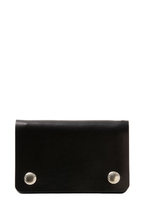 Leather Trucker Wallet - Black (CTE-26S518)