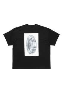 Print S/S Tee ( Tire with Chains ) - Black (CTE-26S337)