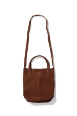 2WAY SMALL TOTE  (OIL SUEDE) - BROWN (SS/SL-1)