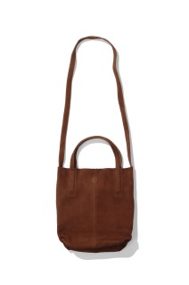 2WAY SMALL TOTE  (OIL SUEDE) - BROWN (SS/SL-1)