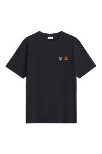 DOUBLE FOX HEAD COMFORT TEE- SHIRT - ANTHRAC (OM011CFKJ7025)