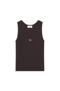 BABY FOX RIBBED TANK TOP - GANACHE (MW00121KA0033)