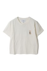 DRESSED FOX BABY TEE-SHIRT - DOVE (QW00113KJ7026)