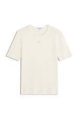 BABY FOX RIBBED FITTED TEE- SHIRT - PURE ECRU (OW00124KJ0134)