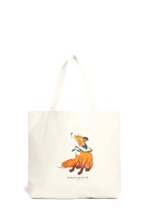 DREAMING FOX TOTE - ECRU (QU05130WW9042)