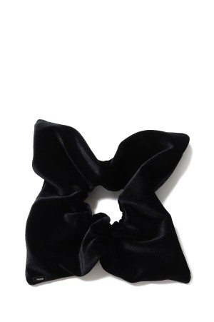 ﻿﻿Velour Square Scrunchie – Medium / BLACK(hp2324)