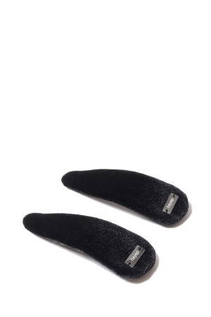 Velour Hair Clip /BLACK(hp1924)